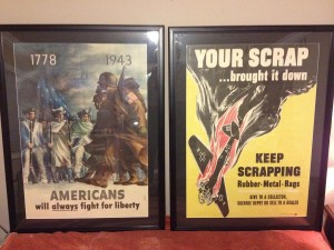 Two Framed World War II Original Posters